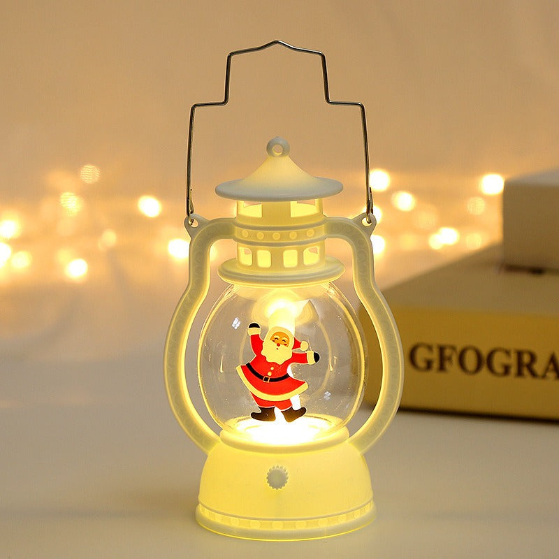 Christmas Decorating LED Handheld Lantern - Cute Night Light Ornament