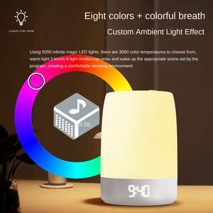 White Noise Sleep Aid with Breathing Light & Music