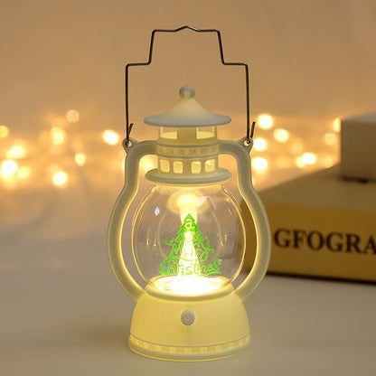 Christmas Decorating LED Handheld Lantern - Cute Night Light Ornament