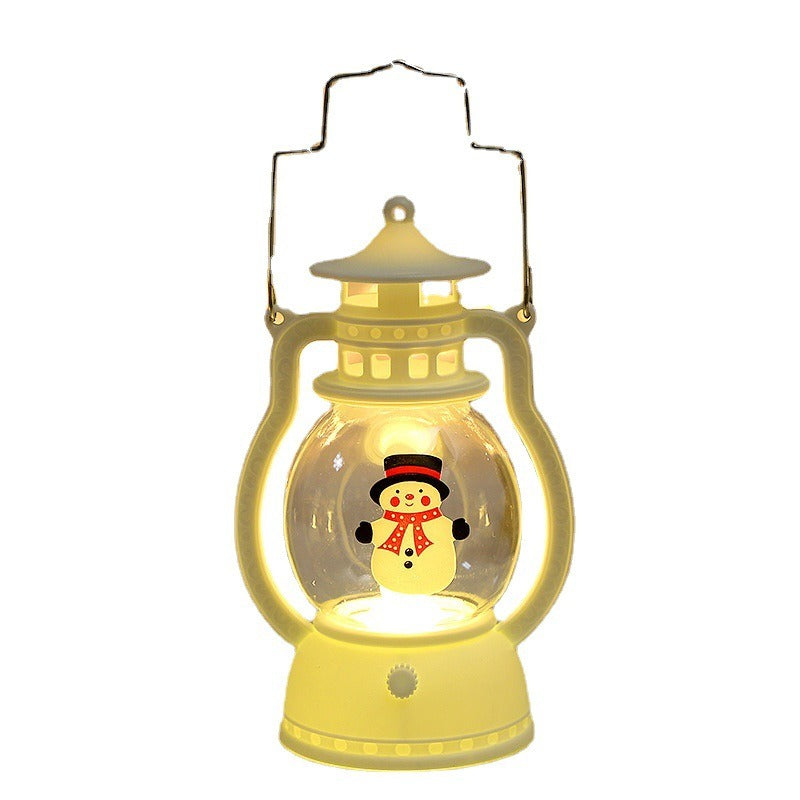 Christmas Decorating LED Handheld Lantern - Cute Night Light Ornament