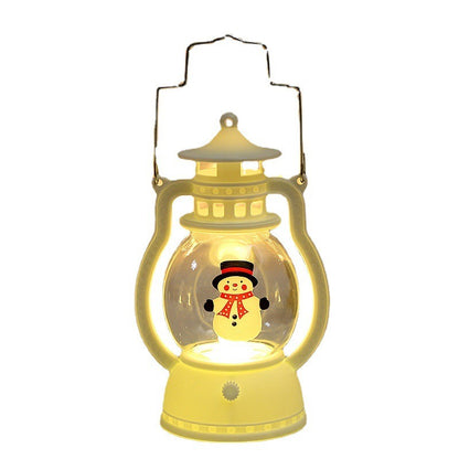 Christmas Decorating LED Handheld Lantern - Cute Night Light Ornament