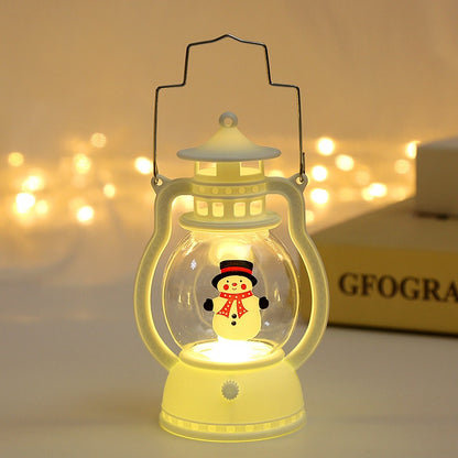 Christmas Decorating LED Handheld Lantern - Cute Night Light Ornament