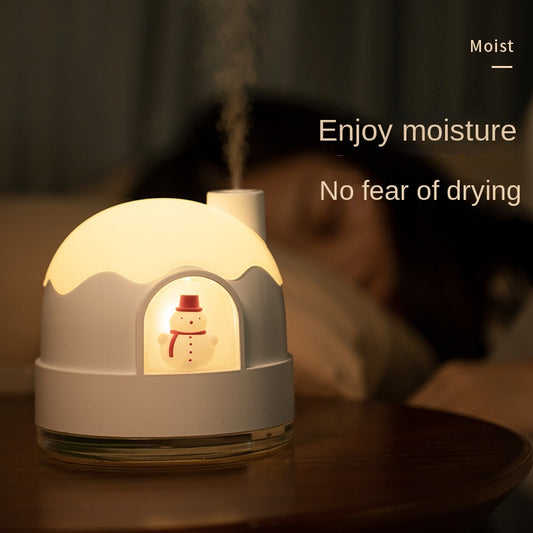 Christmas Snowy House Night Light Humidifier