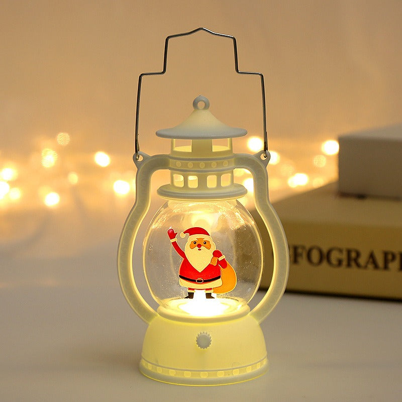 Christmas Decorating LED Handheld Lantern - Cute Night Light Ornament