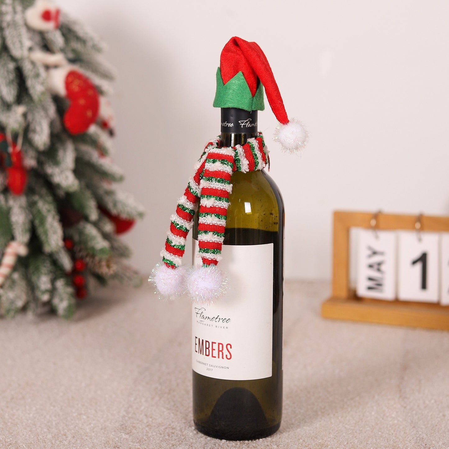 Christmas Wine Bottle Cover