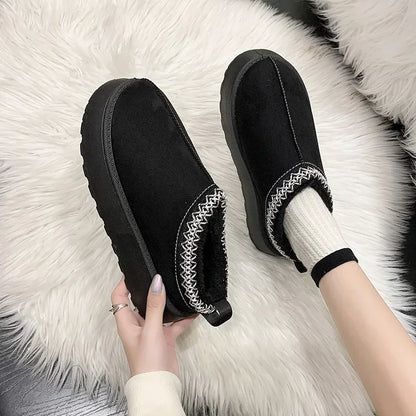 Women's Cozy Cashmere Winter Snow Boots