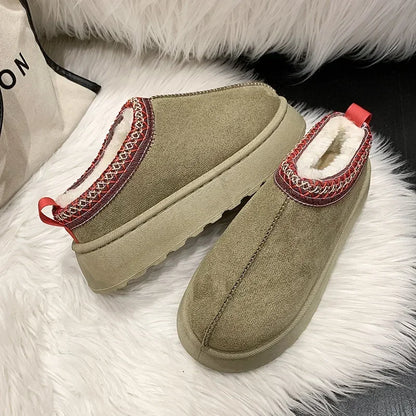 Women's Cozy Cashmere Winter Snow Boots